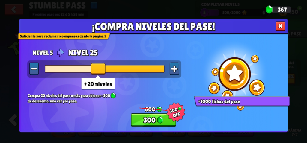 Stumble Guys Comprar Niveles Del Pase